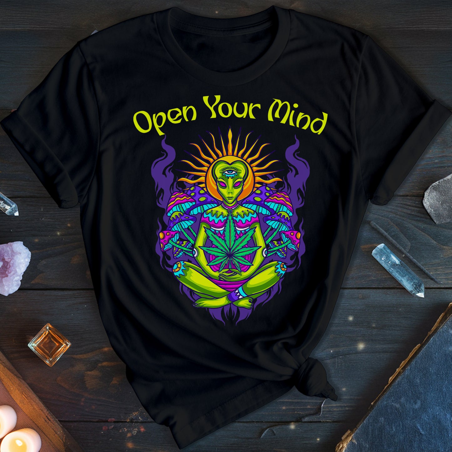 Open Your Mind Alien T-Shirt