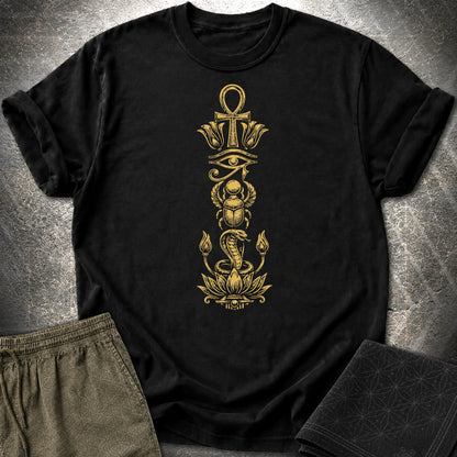 Ancient Egyptian Symbol Totem - Ancient Egyptian Symbol Totem T-Shirt - Black