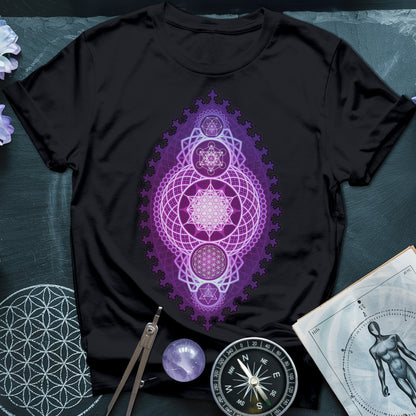 Fractal Sacred Geometry Fusion T-Shirt