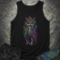 Trippy Mushroom Owl Comfort Tank