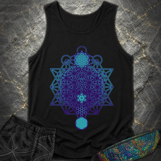 All The Sacred Geometry - All The Sacred Geometry Tank - Black