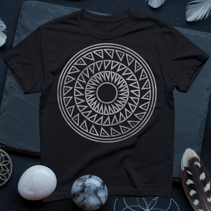 Crop Circle Silver T-Shirt