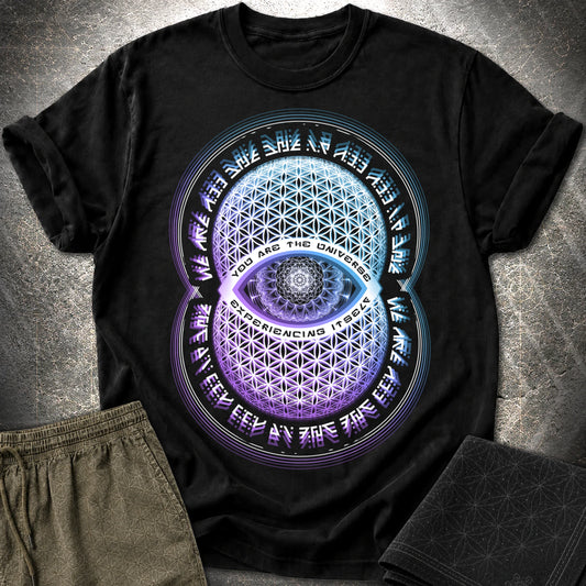 Alan Watts You Are The Universe T-Shirt - Alan Watts You Are The Universe T-Shirt - Black