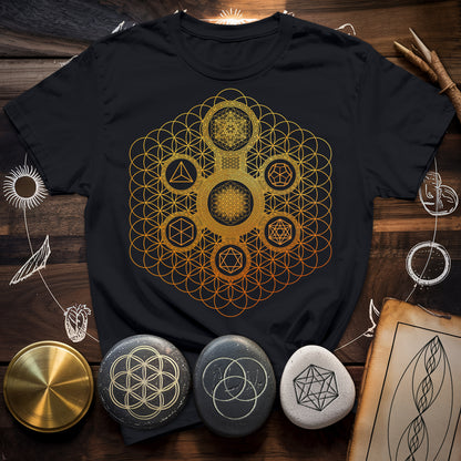 Metatron's Platonic Solids T-Shirt