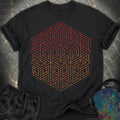 3D Wireframe Cube Comfort T-Shirt