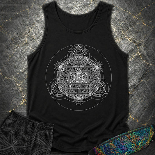 Sacred Mosaic T-Shirt - Sacred Mosaic Comfort Tank Top - Black