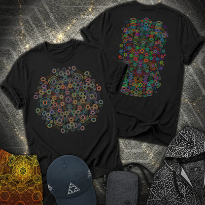 Frequency Of Color - Frequency Of Color 2 Sided T-Shirt - Black
