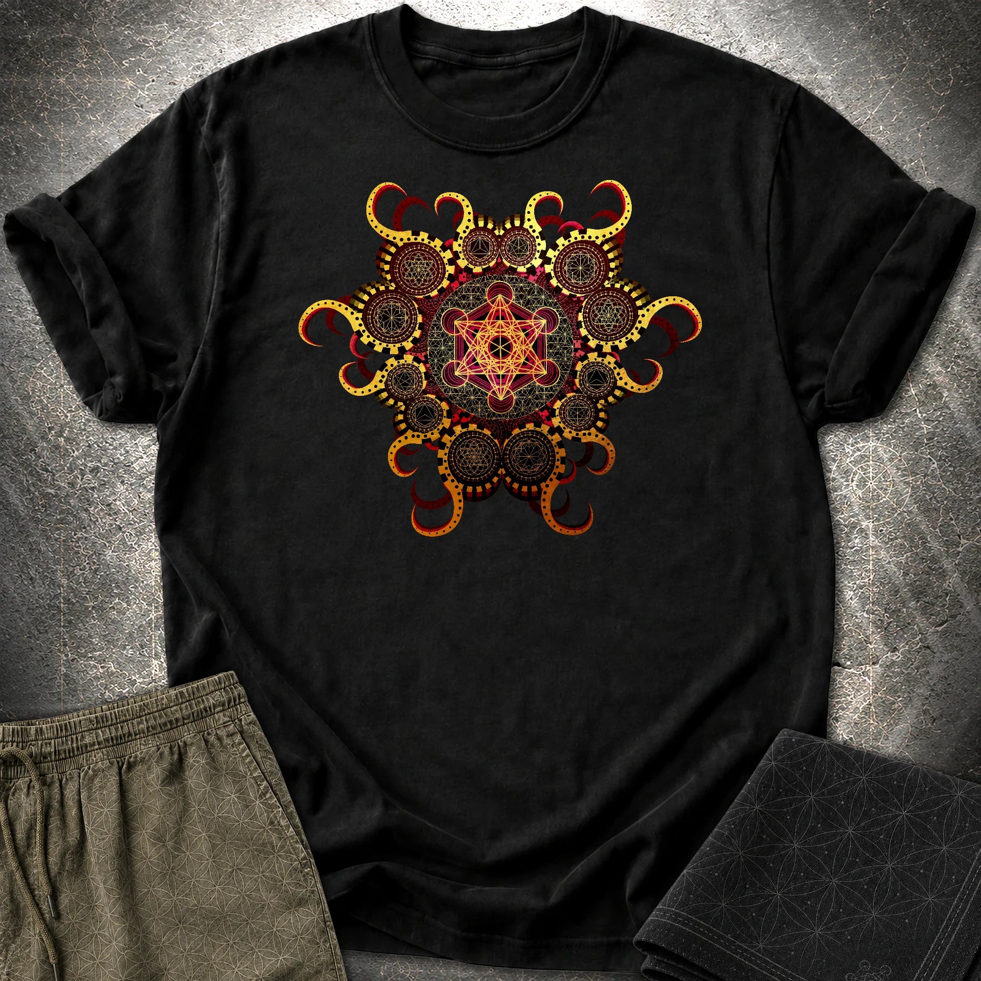 Organic Metatron T-Shirt - Organic Metatron T-Shirt - Black