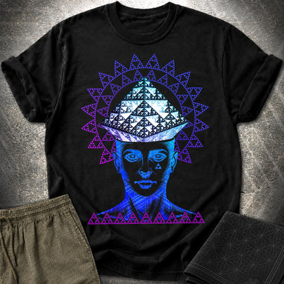 Infinite Fractal Mind T-Shirt - Infinite Fractal Mind T-Shirt - Black