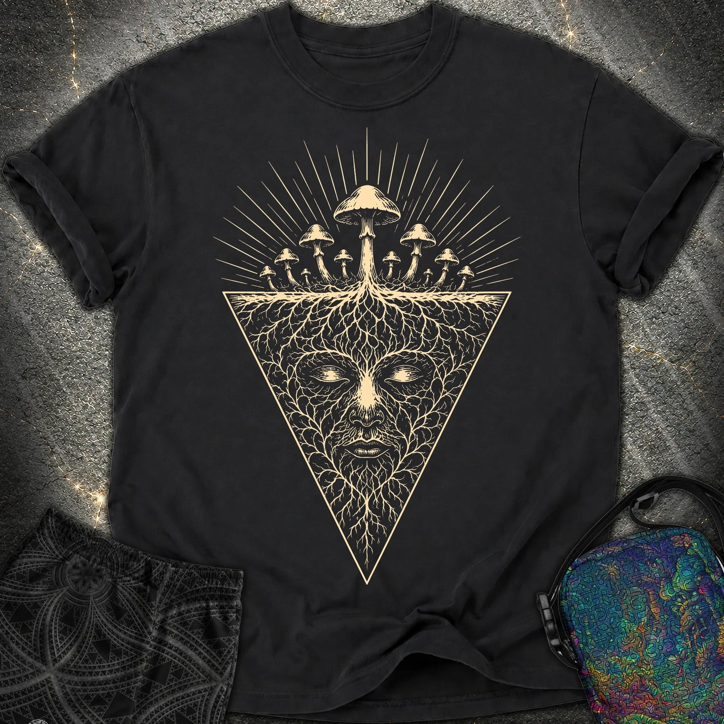 Mycelium Consciousness - Mycelium Consciousness Comfort T-Shirt - Black