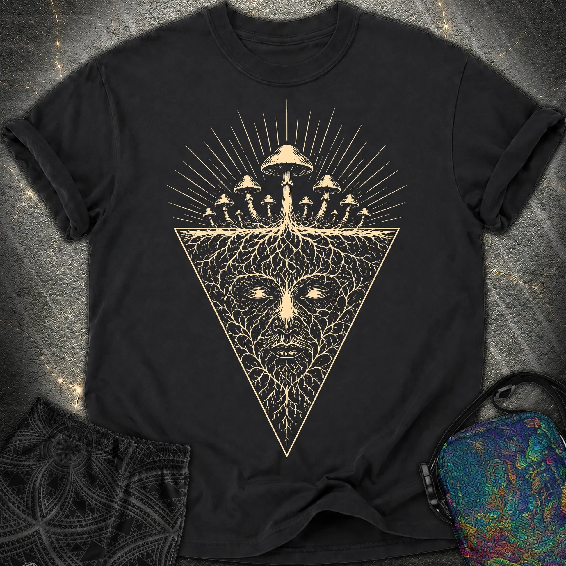 Mycelium Consciousness - Mycelium Consciousness Comfort T-Shirt - Black