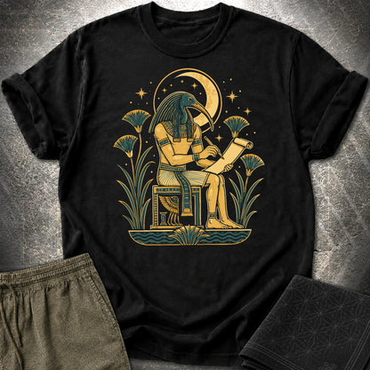 Moonlit Ibis Scribe - Moonlit Ibis Scribe T-Shirt - Black