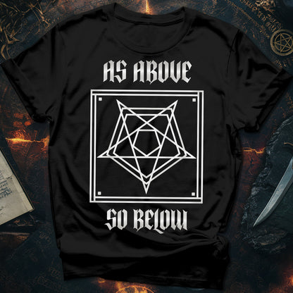 As Above So Below Star Unisex T-Shirt