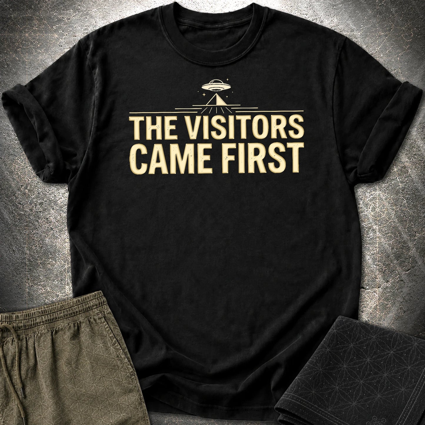 The Visittors Come First - The Visittors Come First T-Shirt - Black