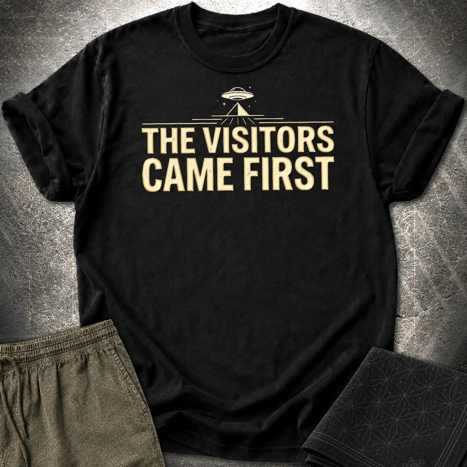 The Visittors Come First - The Visittors Come First T-Shirt - Black