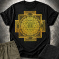 Sri Yantra Intricate Patterns T-Shirt