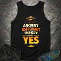 Ancient Astronaut Theory Says Yes - Orange Comfort Tank Top