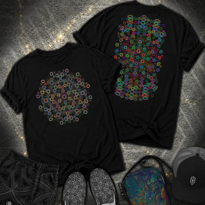 Frequency Of Color 2 Sided Comfort T-Shirt - Frequency Of Color 2 Sided Comfort T-Shirt - Black