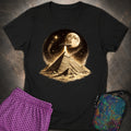 UFO Over the Giza Pyramids Womens T-Shirt