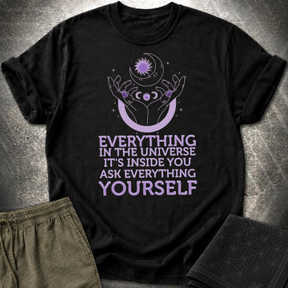 Everything Is Inside You T-Shirt - Everything Is Inside You T-Shirt - Black