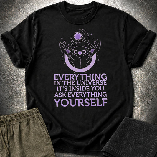 Everything Is Inside You T-Shirt - Everything Is Inside You T-Shirt - Black