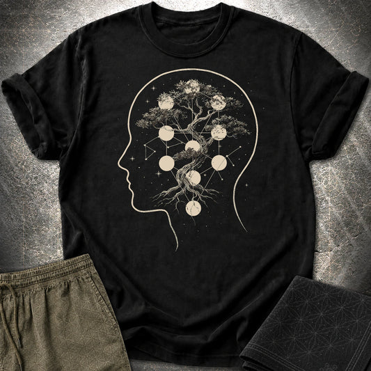 Sacred Tree of Thought T-Shirt - Sacred Tree of Thought T-Shirt - Black