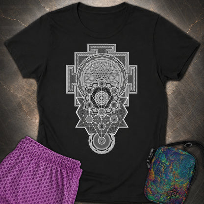 Sacred Geometry Encyclopedia - Sacred Geometry Encyclopedia Womens T-Shirt - Black