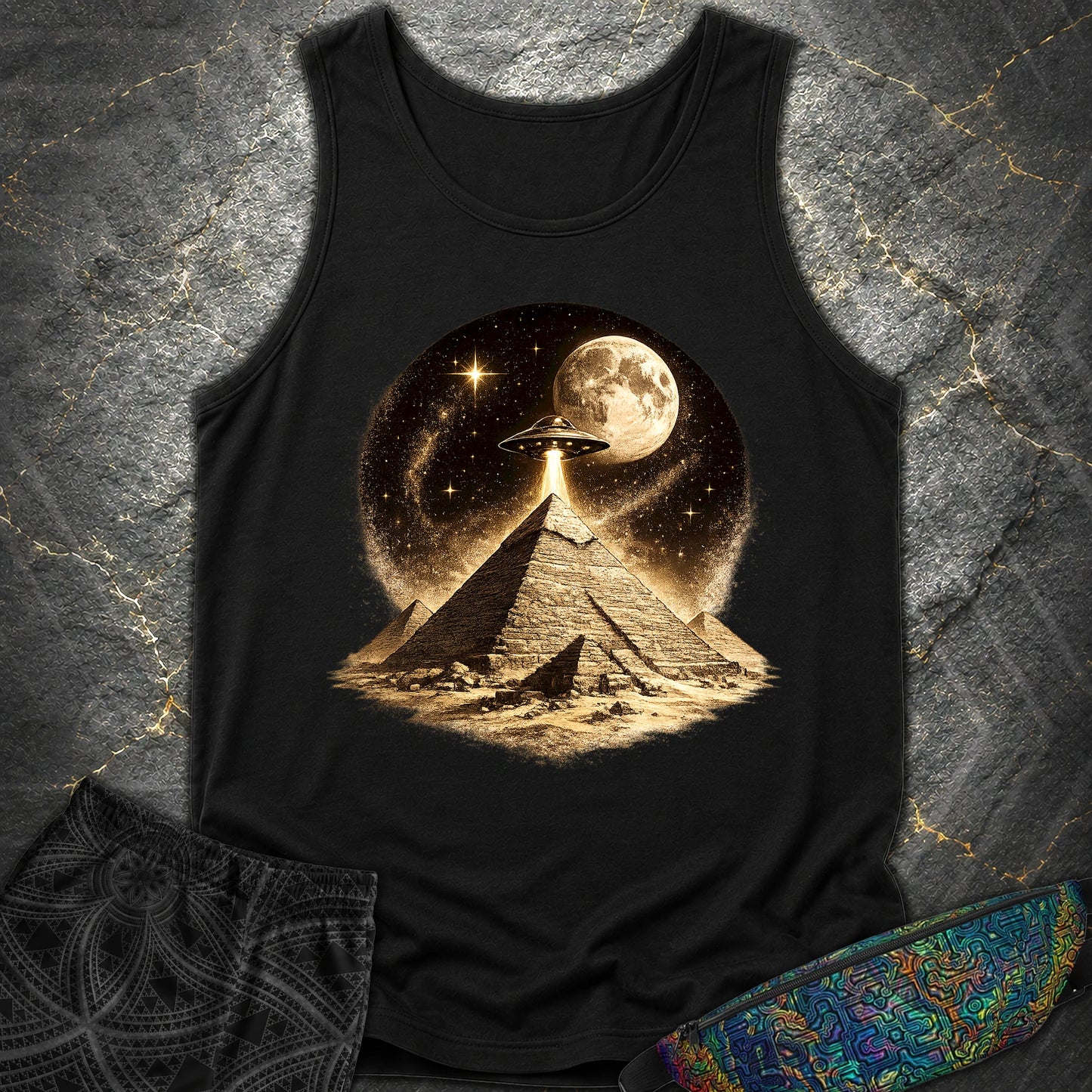 Giza Pyramid Maøe - Giza Pyramid Maøe Comfort Tank Top - Black
