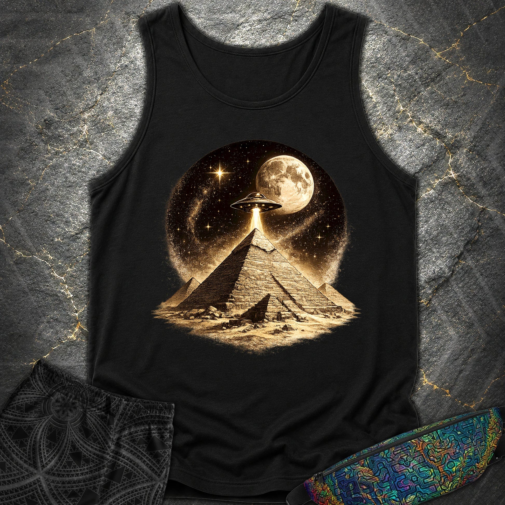Giza Pyramid Maøe - Giza Pyramid Maøe Comfort Tank Top - Black