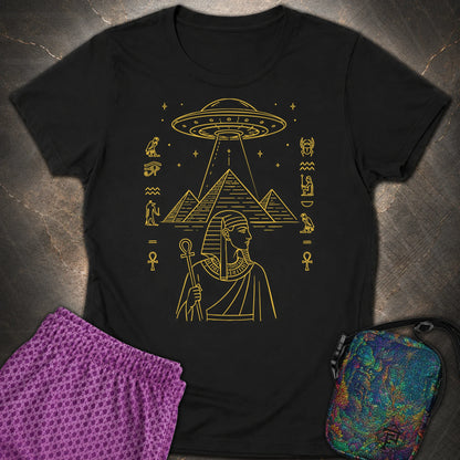 Pyramid Signal Over the Pharaoh - Pyramid Signal Over the Pharaoh Womens T-Shirt - Black