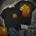 Shipibo Kene Cosmic Snake 2 Sided T-Shirt