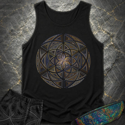 Seed Expansion Comfort Tank Top - Seed Expansion Comfort Tank Top - Black