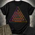 Sierpinski Glitch Triangle T-Shirt