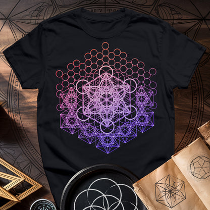 Metatron And Flower Connection T-Shirt