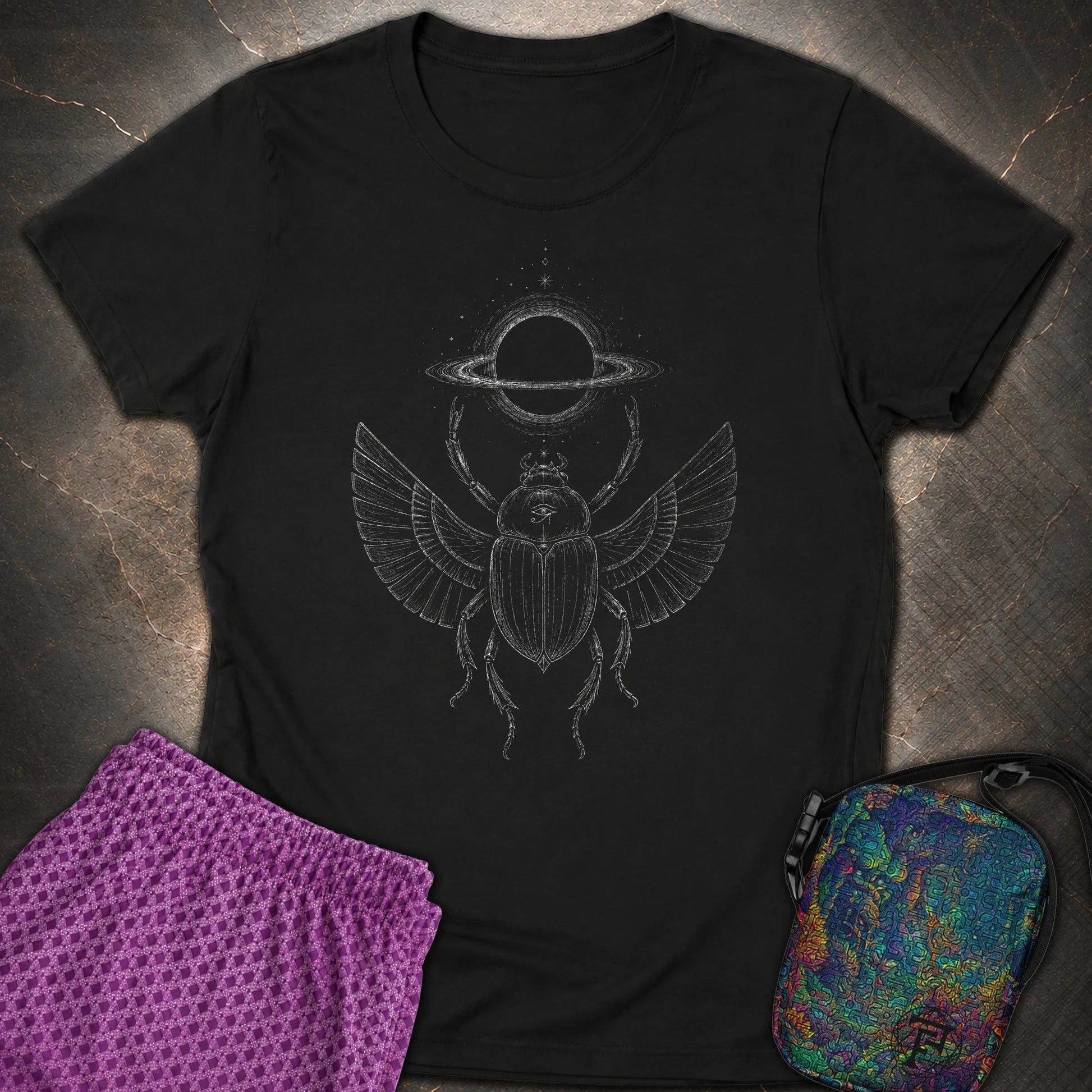 Void Scarab - Void Scarab Womens T-Shirt - Black
