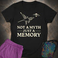 Not a Myth, Just a Memory - Light Ink Womens T-Shirt