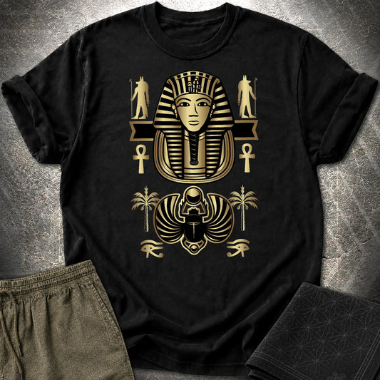 Pharaoh Scarab Egypt T-Shirt - Pharaoh Scarab Egypt T-Shirt - Black