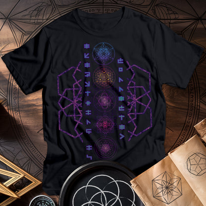 Everything Is Connected Sacred Geometry T-Shirt