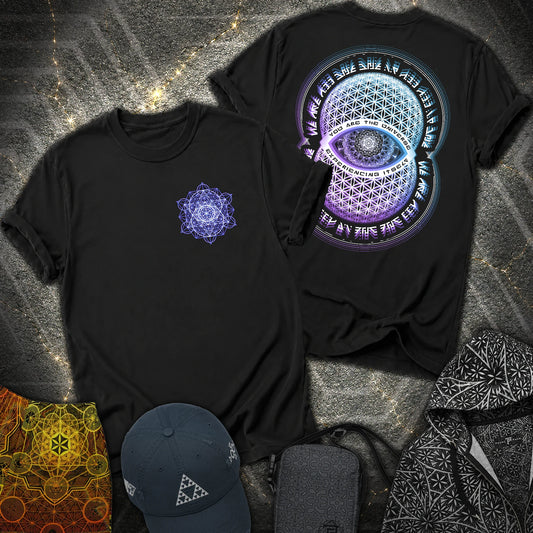 Alan Watts Universe 2 Sided T-Shirt - Alan Watts Universe 2 Sided T-Shirt - Black