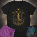 Ancient Eye Over the Pyramids Womens T-Shirt