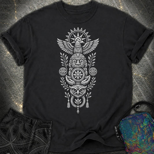 Totem White - Totem White Comfort T-Shirt - Black