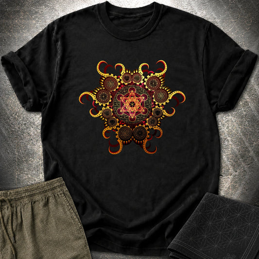 Organic Metatron T-Shirt - Organic Metatron T-Shirt - Black
