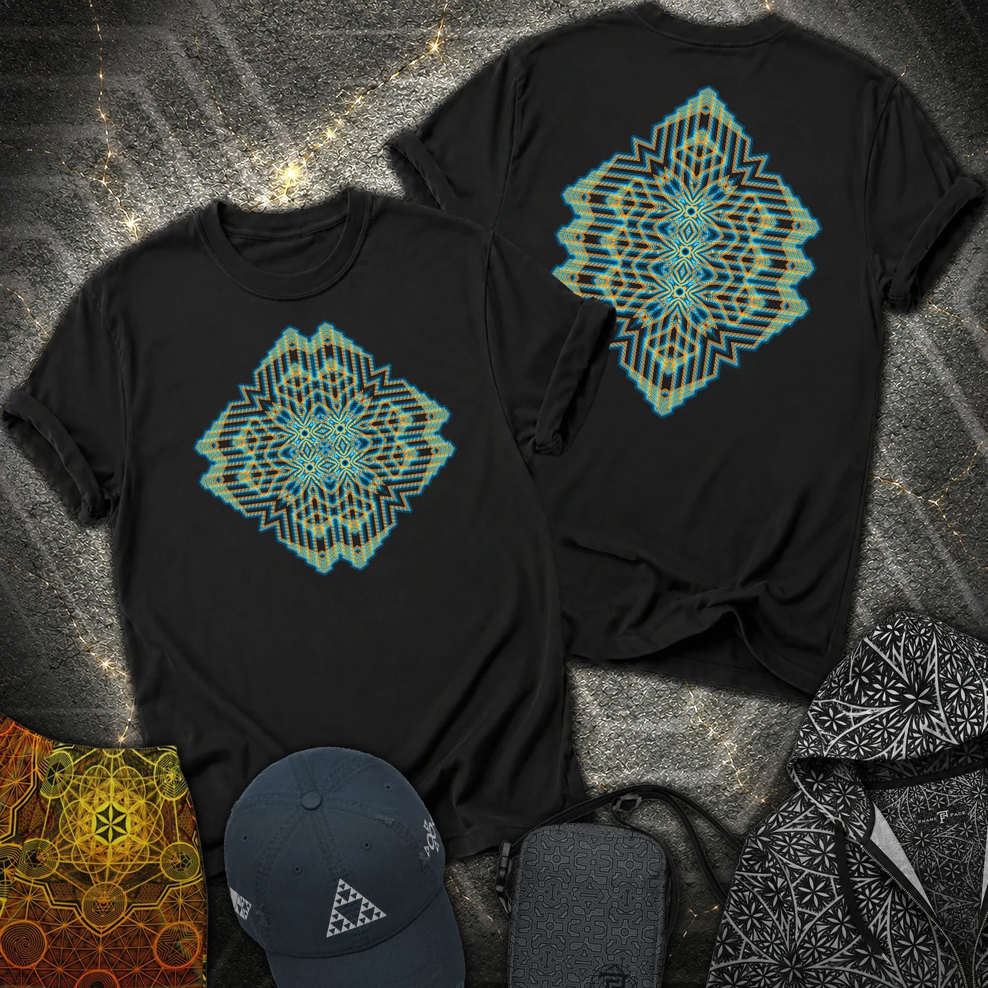 Triune Signal Temple 2 Sided T-Shirt - Triune Signal Temple 2 Sided T-Shirt - Black