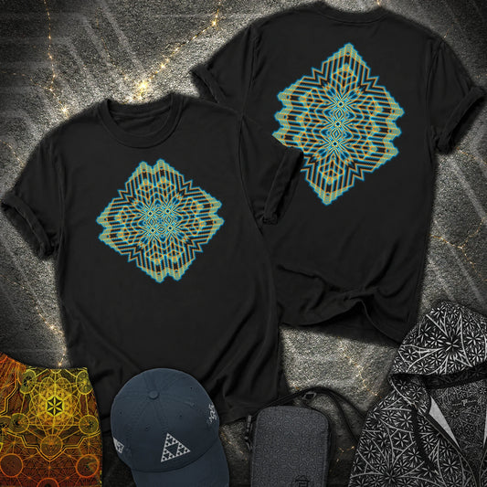Triune Signal Temple 2 Sided T-Shirt - Triune Signal Temple 2 Sided T-Shirt - Black