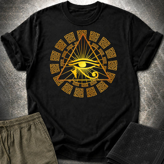 Eye Of Horus Egypt T-Shirt - Eye Of Horus Egypt T-Shirt - Black