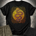 Shipibo Kene Cosmic Snake T-Shirt