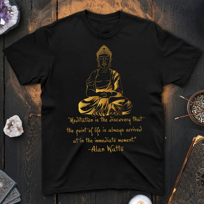 Alan Watts Meditation Buddha T-Shirt