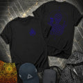 Alien Mushroom Shirt, Sacred Geometry Mushroom Alien 2 Sided T-Shirt