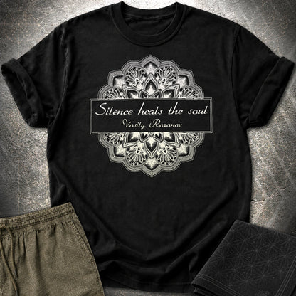 Vasily Rozanov Silence T-Shirt - Vasily Rozanov Silence T-Shirt - Black