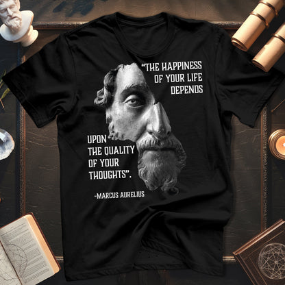 Marcus Aurelius Happiness T-Shirt